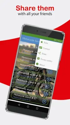 Motorcycle Sounds, Ringtones. android App screenshot 11