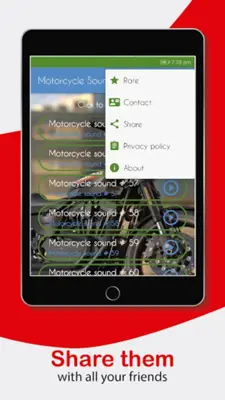 Motorcycle Sounds, Ringtones. android App screenshot 6